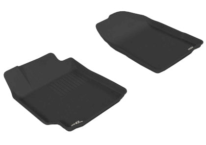 3D MAXpider 2007-2011 Toyota Camry Kagu 1st & 2nd Row Floormats - Black