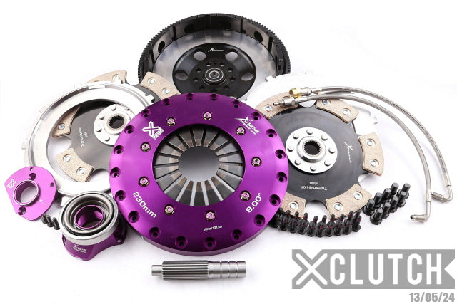 XClutch Stage 5 - 9.0" Twin Disc Rigid Ceramic Clutch Kit - Porsche 911 Turbo (1991-92)