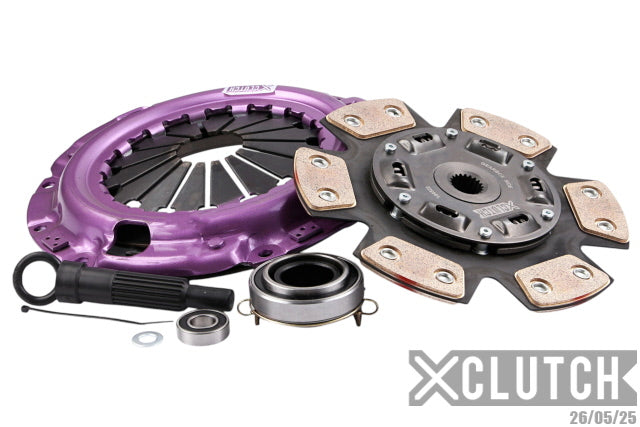XClutch Stage 2 - Sprung Ceramic Clutch Kit - Plymouth Laser RS (1990-92) / Mitsubishi Galant Vr 4 (1991) & more