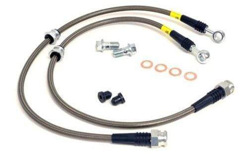 StopTech Front Stainless Steel Brake Lines - Audi A3 8P & VW GTI MK6 - Eurosport Performance