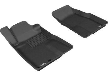 3D MAXpider 2005-2009 Ford Mustang Kagu 1st & 2nd Row Floormats - Black
