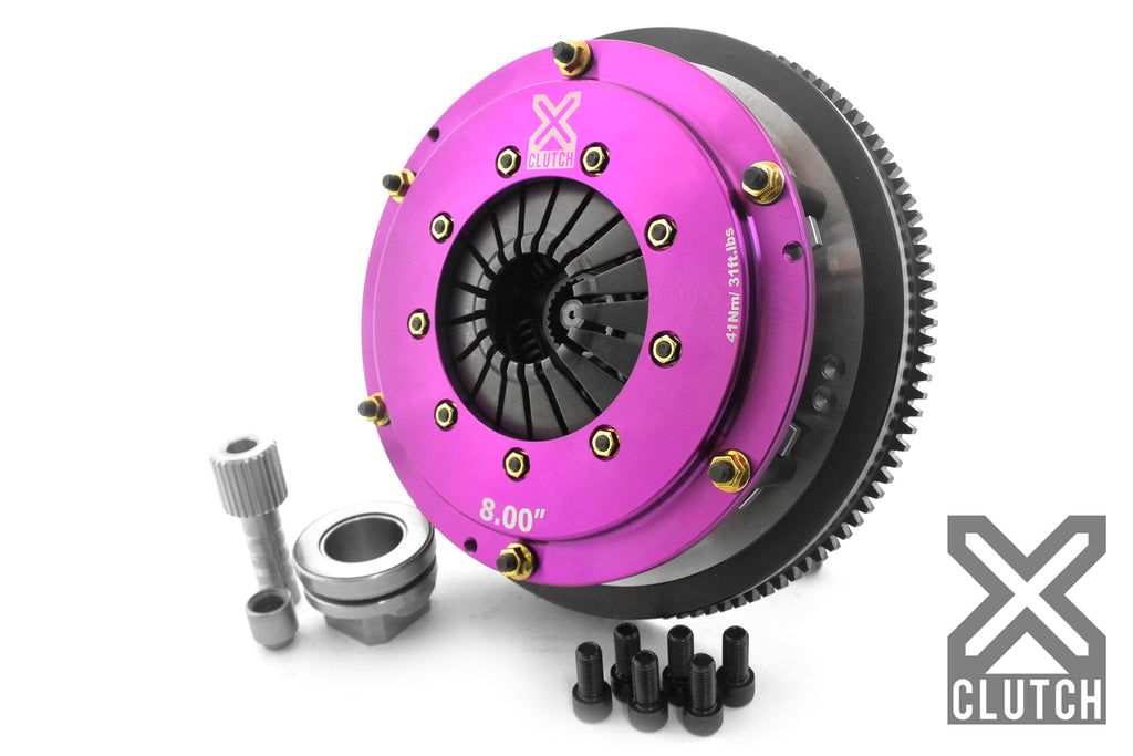 XClutch Stage 5 - 8.0" Twin Disc Sprung Ceramic Clutch Kit - BMW 335I (2007-12) / BMW 335IS (2011)