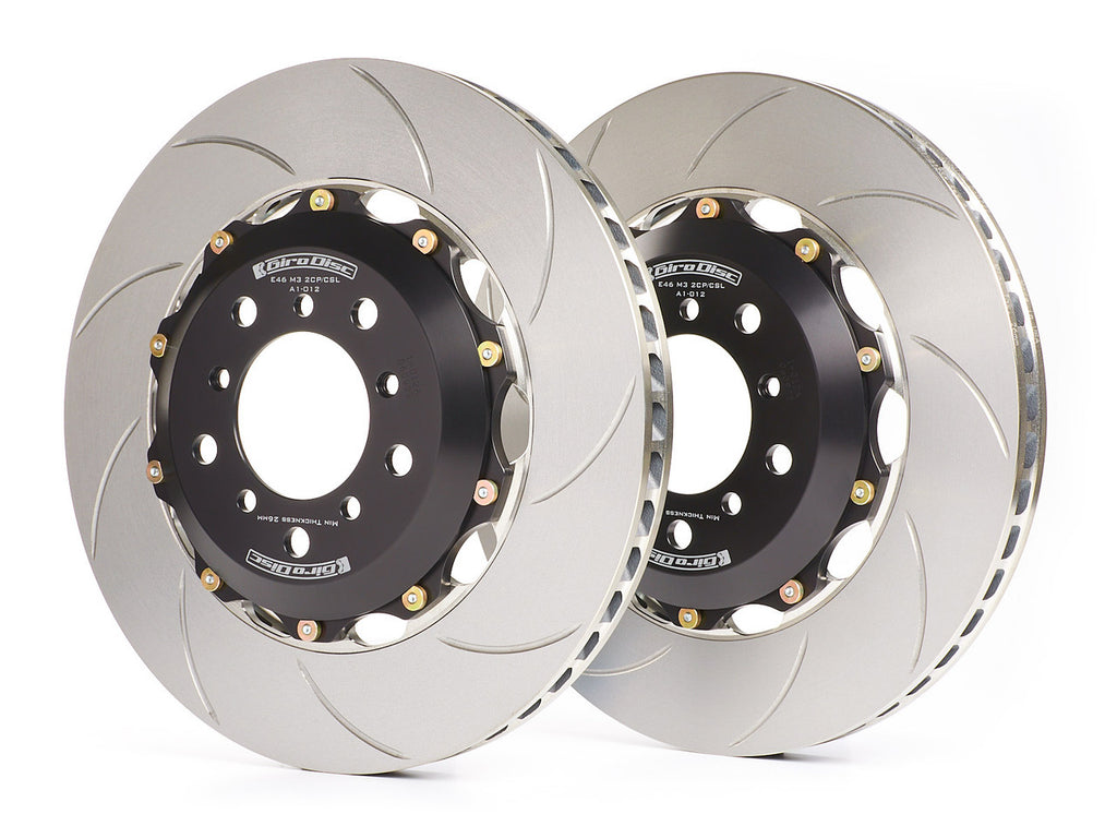 GiroDisc Front Slotted 2-Piece Rotors - BMW E46 M30