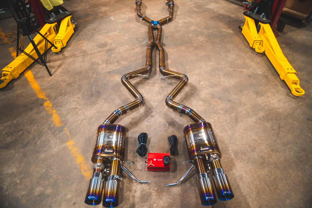 Système d'échappement sport à soupapes en titane pour BMW M3 E9X (V2) 
