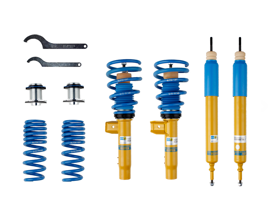 Bilstein B14 (PSS) Front & Rear Performance Sus System 2015 VW Golf w/ 50mm Outside Dia Strut