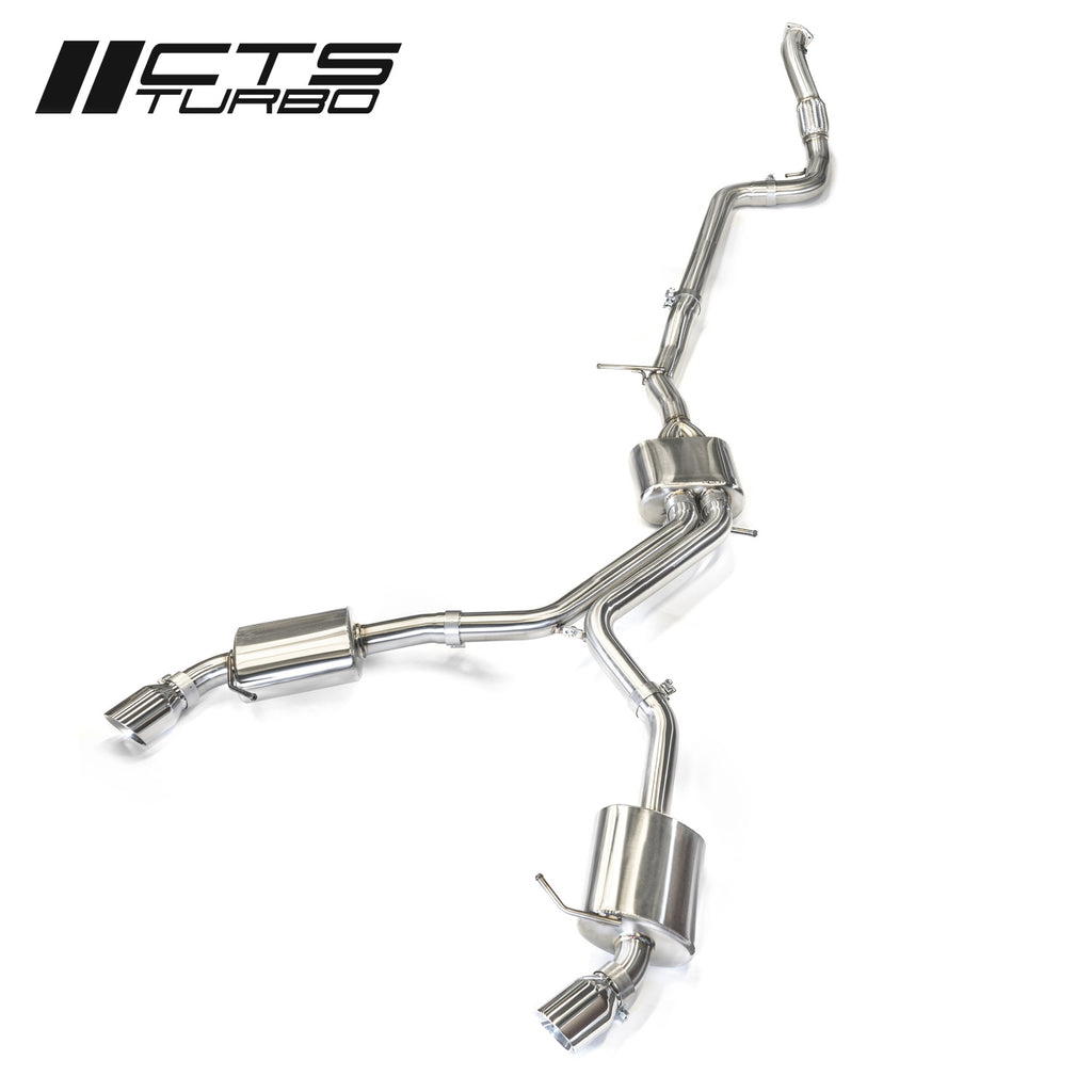 CTS Turbo Cat-Back Exhaust System - Audi A4 2.0T B9 (2017-19) - Eurosport Performance