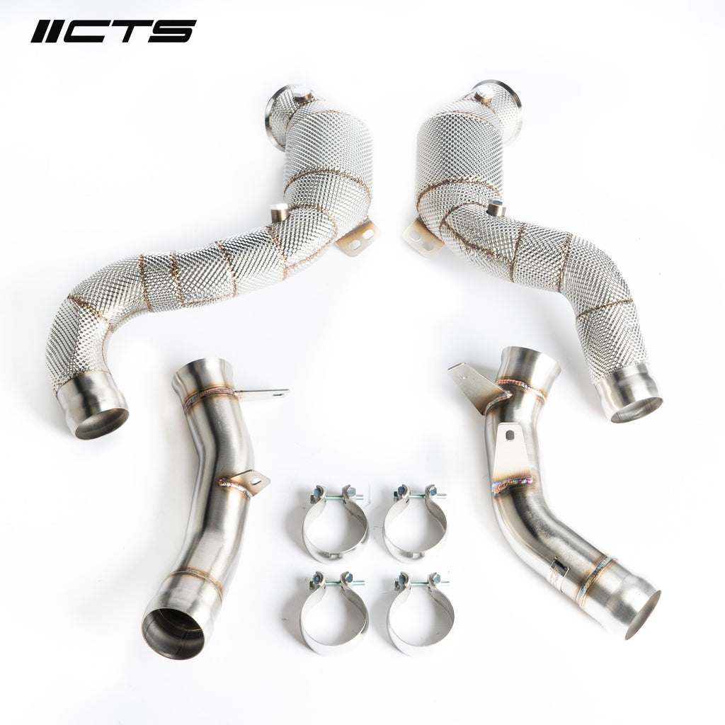 CTS Turbo High-Flow Downpipe Set - Mercedes-Benz E63S (M177/W213) - Eurosport Performance