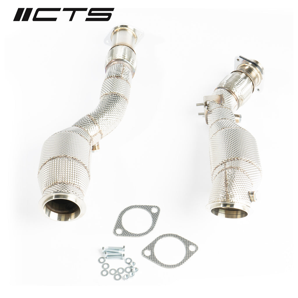 CTS Turbo High-Flow Downpipe Set - BMW S58 F97/G01 X3M/X3MC & F98/G02 X4M/X4MC - Eurosport Performance
