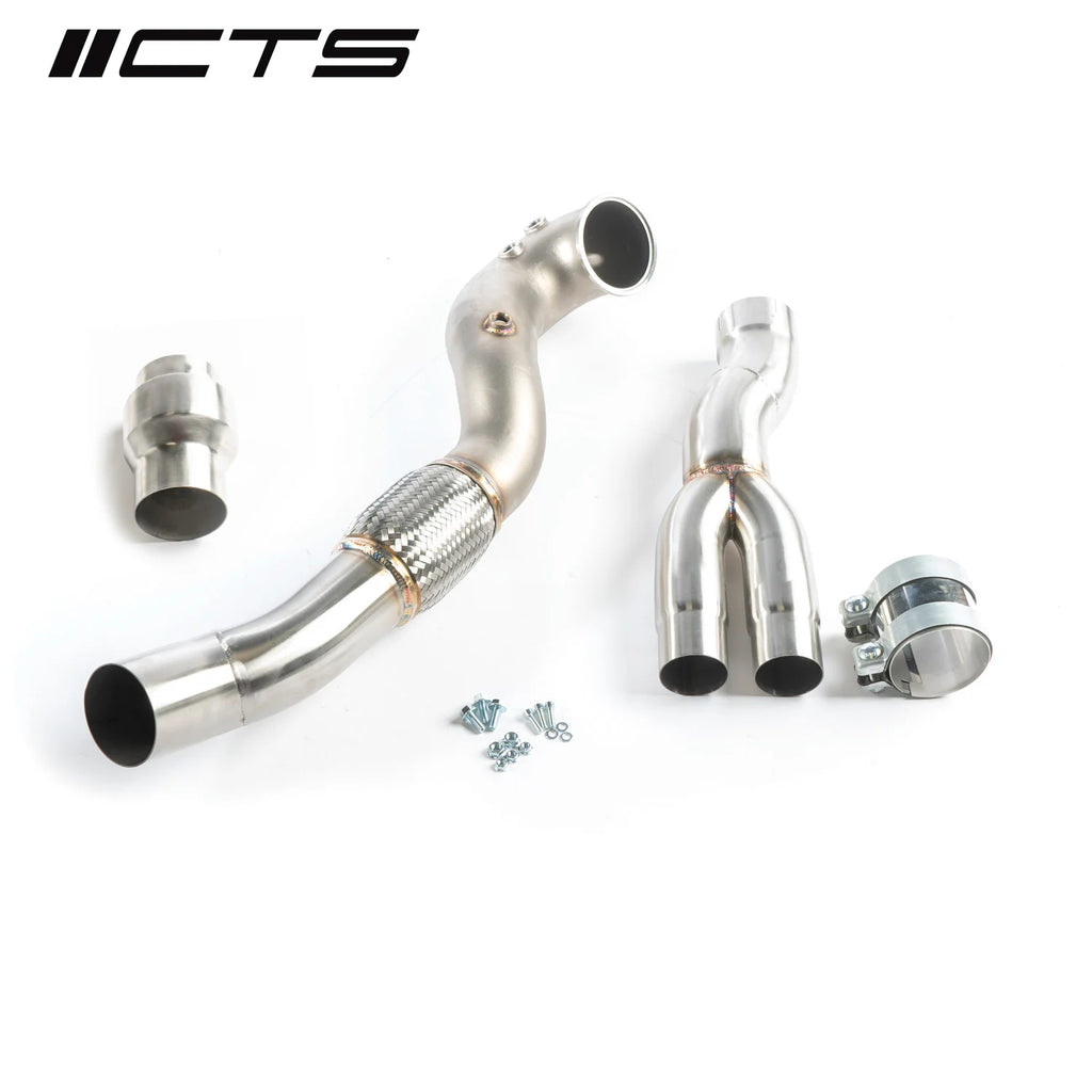 CTS Turbo 8V/8Y RS3 and 8S TTRS 2.5T EVO 3.5″ Single High-Flow CAT