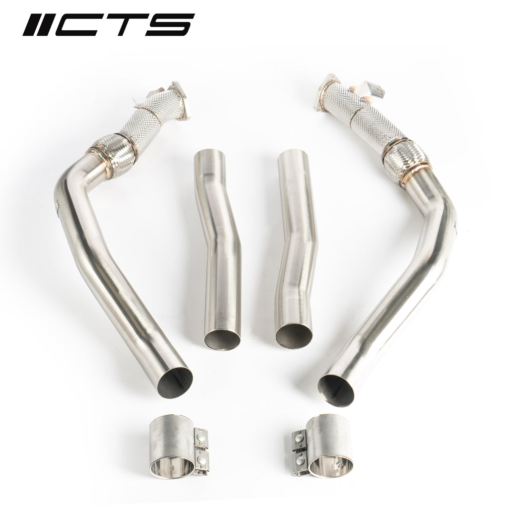 CTS Turbo Mid Pipes / Resonator Delete - Audi RS6/RS7 (C8) - Eurosport Performance