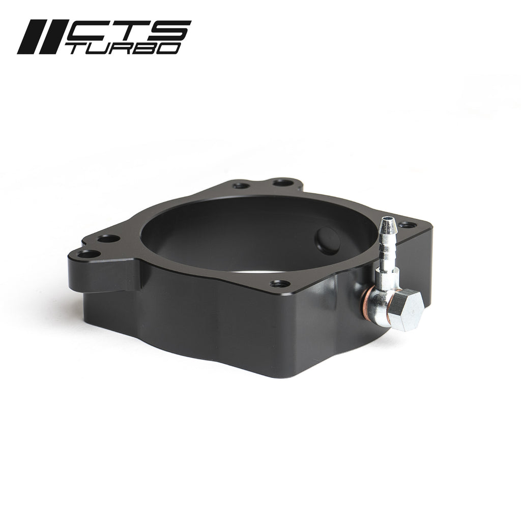 CTS Turbo Throttle Body Spacer with Boost Tap & Meth Injection Port - Audi RS3 / TTRS (2018+) - Eurosport Performance