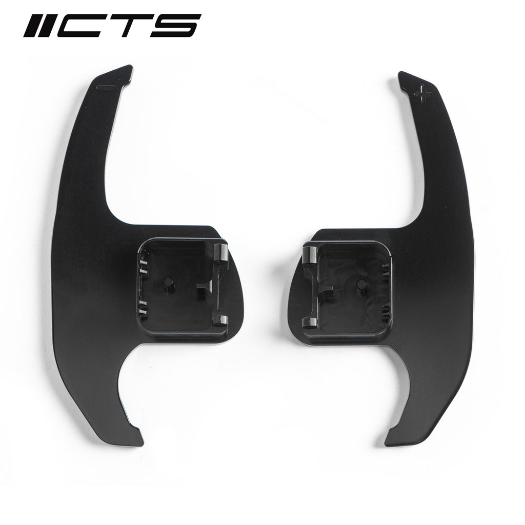 CTS Turbo Billet Black Paddle Shifters - Audi DSG/ZF (B9/8V/8S/4S) - Eurosport Performance