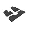 3D MAXpider 18-20 Audi A5 Coupe / S5 Coupe Kagu 1st and 2nd Row Floormats - Black