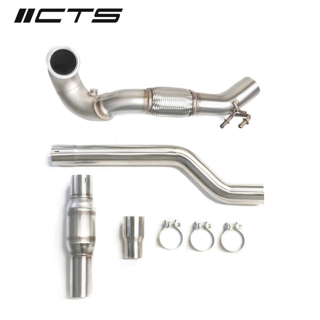 CTS Turbo High-Flow Downpipe - Audi A3/S3 Quattro & Golf R MK7 - Eurosport Performance