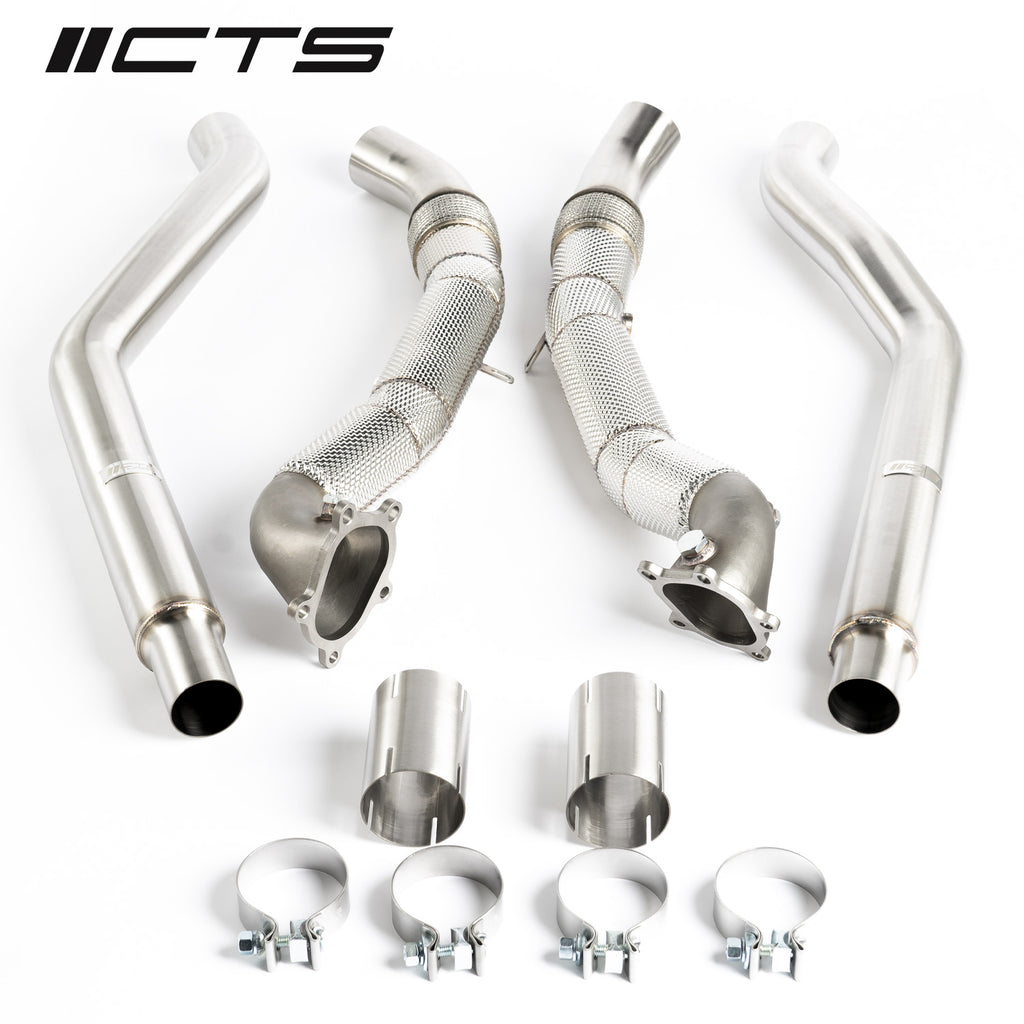 CTS Turbo Cast Race Downpipe Set - Audi C7/7.5 S6/S7/RS7 (4.0T) - Eurosport Performance