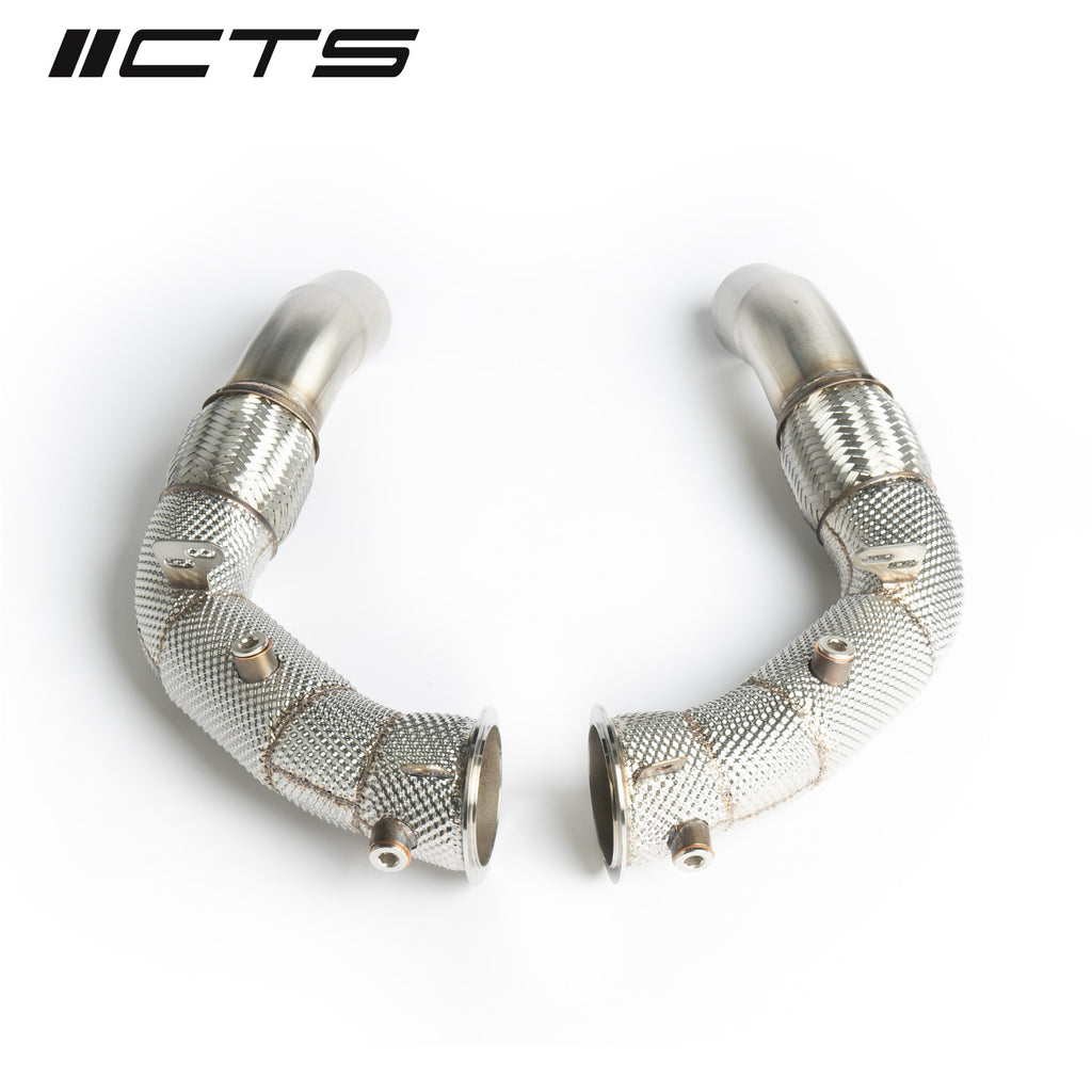 CTS Turbo Race Downpipe Set - BMW S63 F10 M5/M5C & F06/F1X M6/M6C - Eurosport Performance
