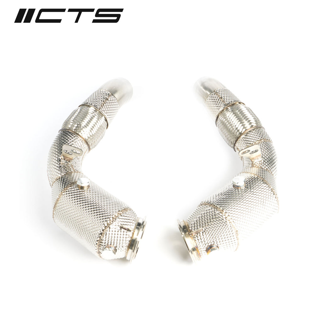 CTS Turbo High-Flow Downpipe Set - BMW S63 F10 M5/M5C & F06/F1X M6/M6C - Eurosport Performance