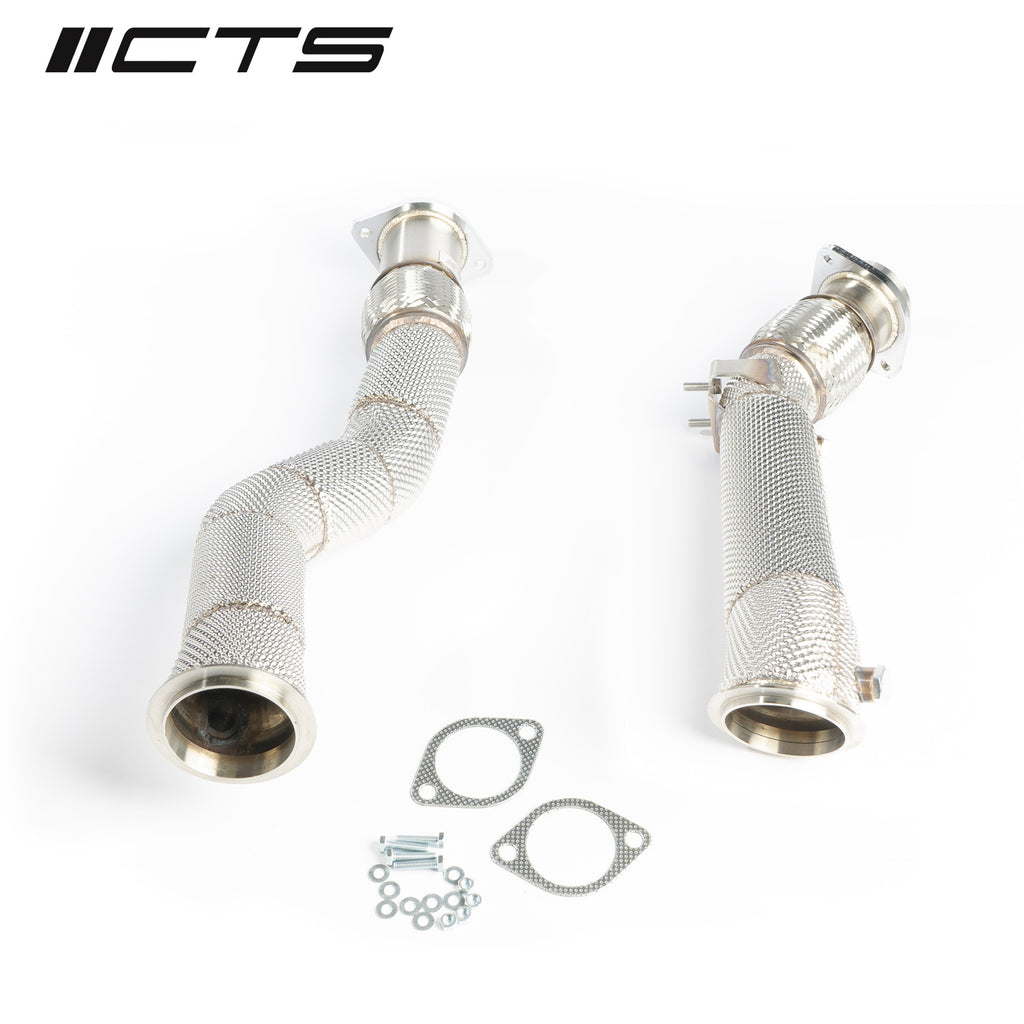 CTS Turbo Race Downpipe Set - BMW S58 F97/G01 X3M/X3MC & F98/G02 X4M/X4MC - Eurosport Performance