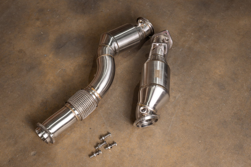 Valvetronic Designs 400 Cell Catted Downpipes - BMW G8X M2 / M3 / M4