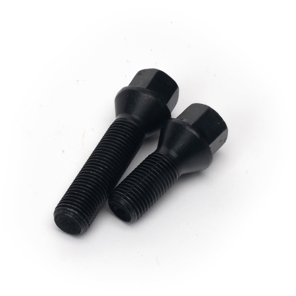 BFI M14x1.25 Black Wheel Bolt for 5x112 5-Lug BMW (Cone Seat)
