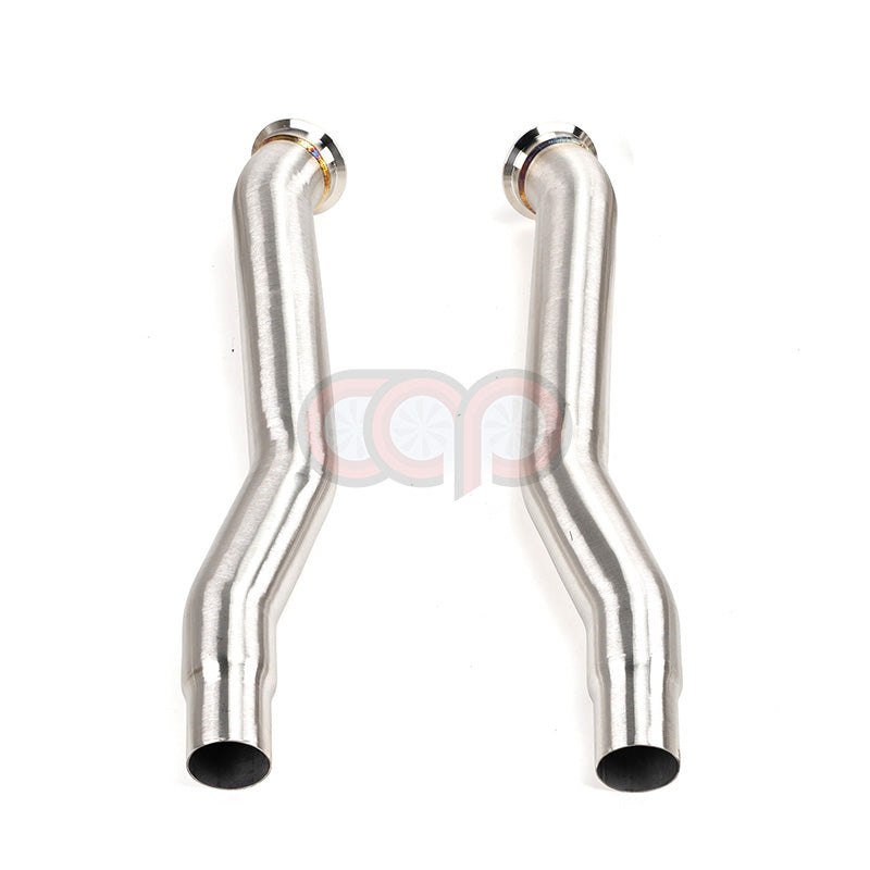 CAP Extra Half Sections - Audi Supercharged V6 Downpipes Version 2 (V2) | Regular Straight Pipe / Resonated / High Flow Catted