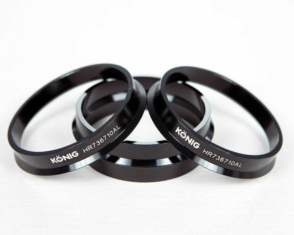 Konig Hub Ring - Aluminum Set (4PCS) - 73.1MM O.d. / 67.1MM