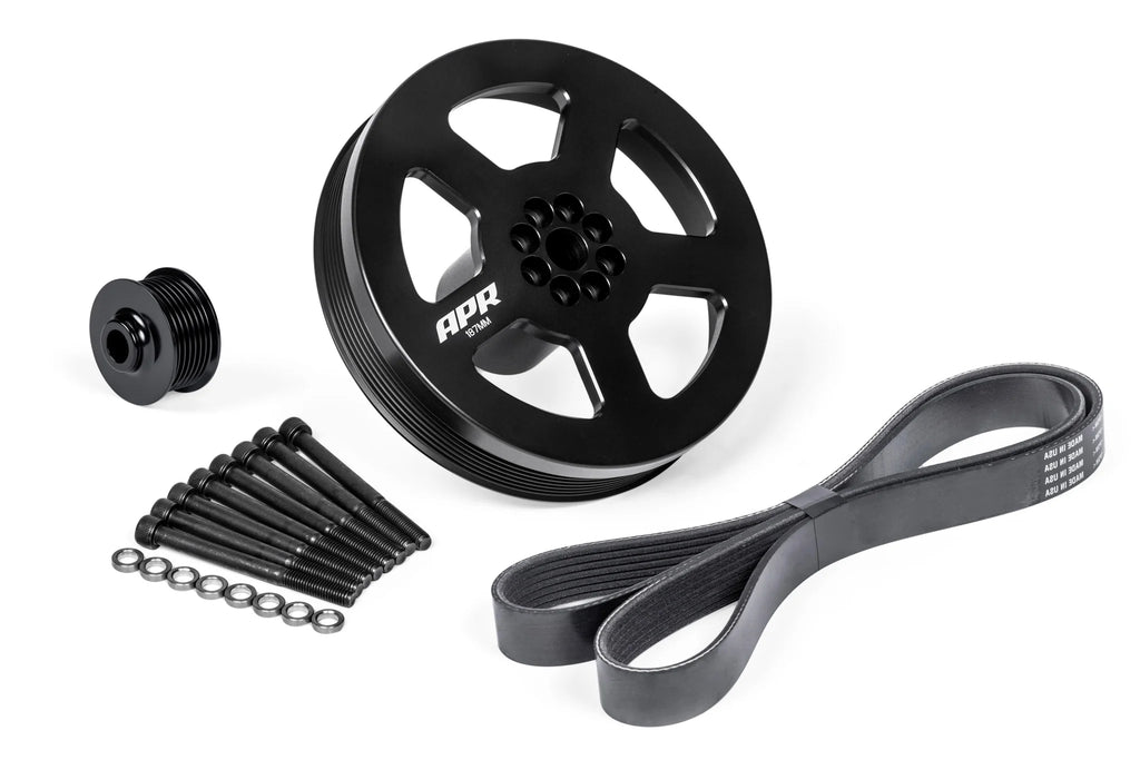 APR 3.0 TFSI Supercharger Drive and Crank Pulley with Belt (Press on)