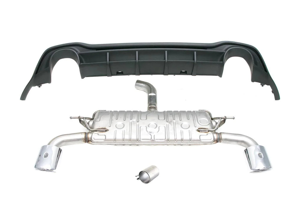 Volkswagen OE European Spec Clubsport GTI Muffler Retrofit Kit with Rear Valance - MK8 GTI - Eurosport Performance