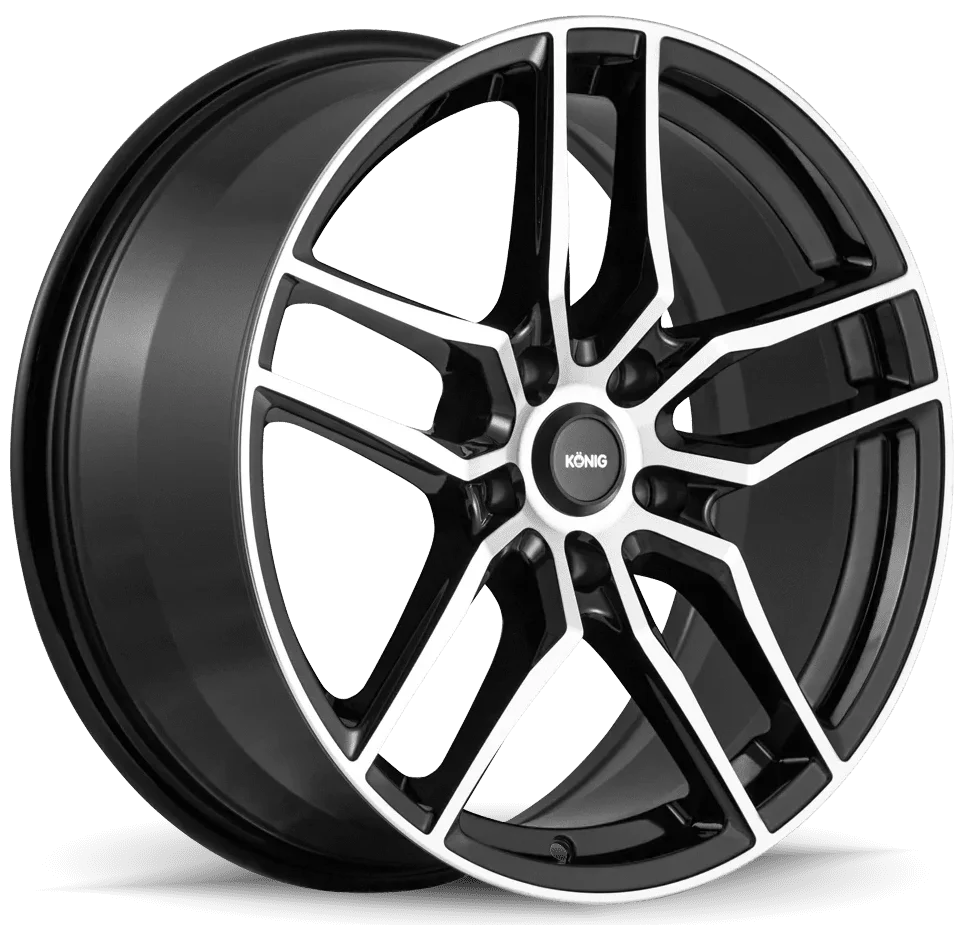 Konig Intention - Gloss Black / Machine Face