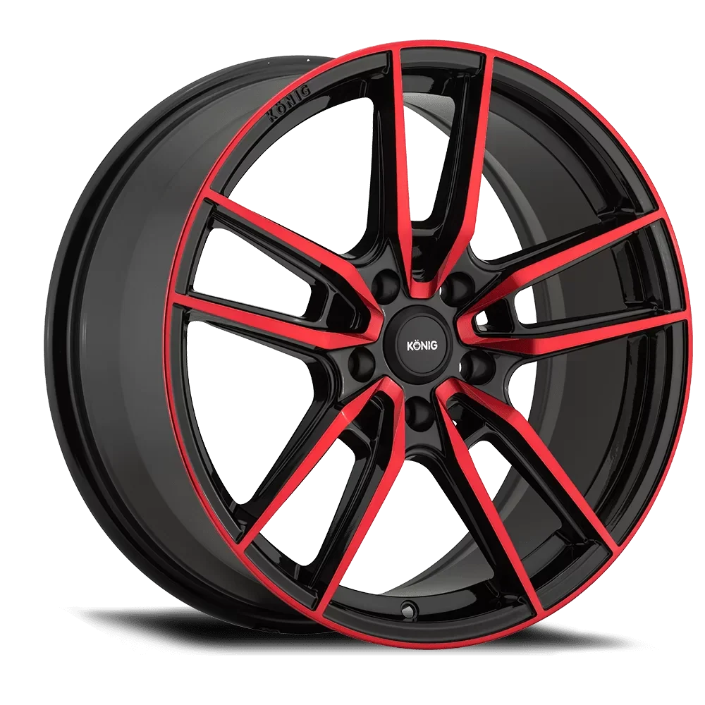 Konig Myth - Gloss Black W/ Red Tinted Clearcoat