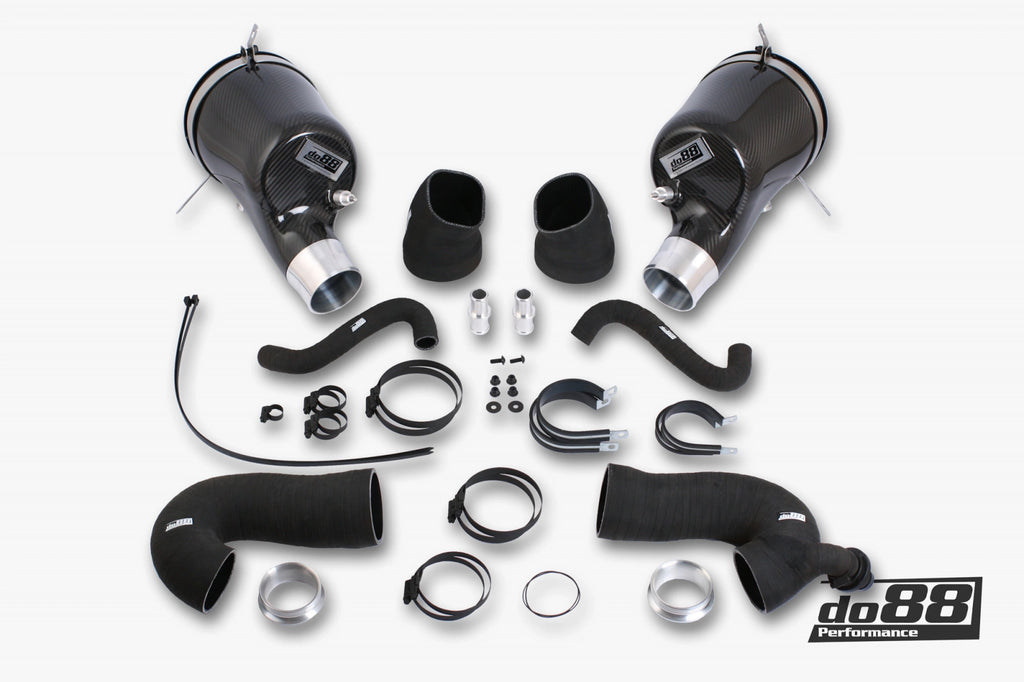 Do88 Porsche 911 Carrera (992) Induction system - 80mm outlet w/ Turbo inlet hoses