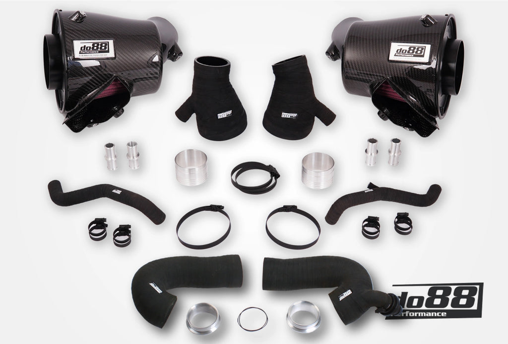 D088 Porsche 911 Turbo (992) Induction system - 66mm outlet /w Turbo inlet hoses