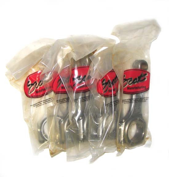 034Motorsport Connecting Rod Set, Scat, Forged 144mm I5