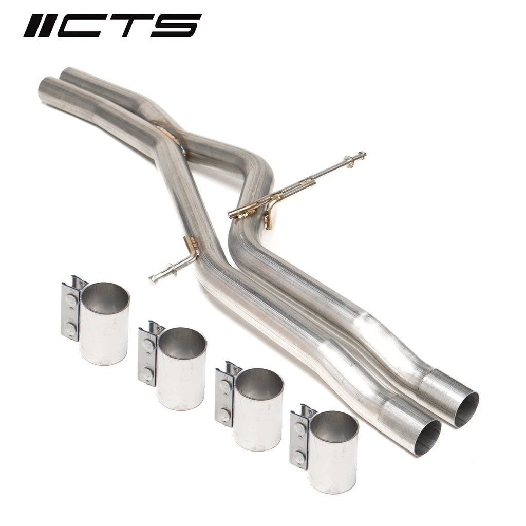 CTS Turbo Audi S4 B8/B8.5 Resonator Delete X-Pipe