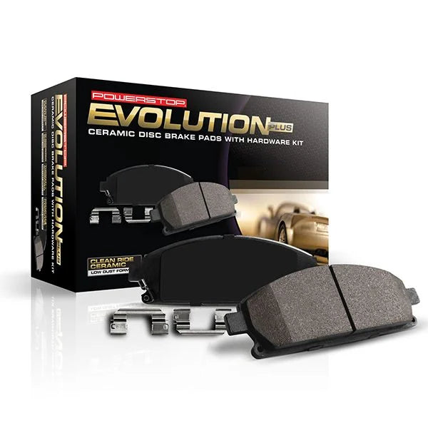 PowerStop 01-03 BMW 530i Front Z17 Evolution Ceramic Brake Pads w/Hardware