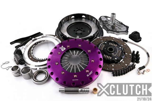 XClutch Stage 4 - Twin Disc Sprung Organic Clutch Kit - Nissan Skyline GT R (1989-95) / Nissan Pathfinder Se (2001)