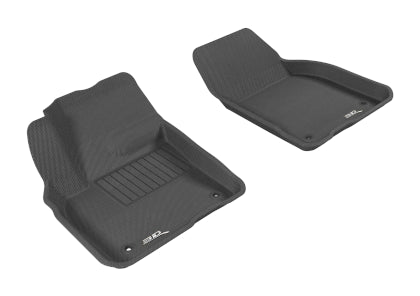 Tapis de sol 3D MAXpider Kagu 1re et 2e rangées pour Volvo C30 (2007-2013) - Noir