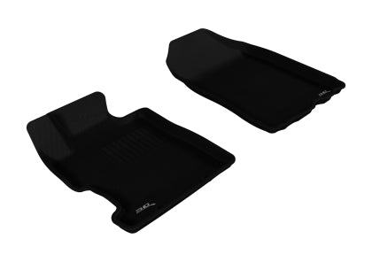 Tapis de sol 3D MAXpider Kagu pour Honda Civic Coupé 2006-2011 (1re et 2e rangées) - Noir