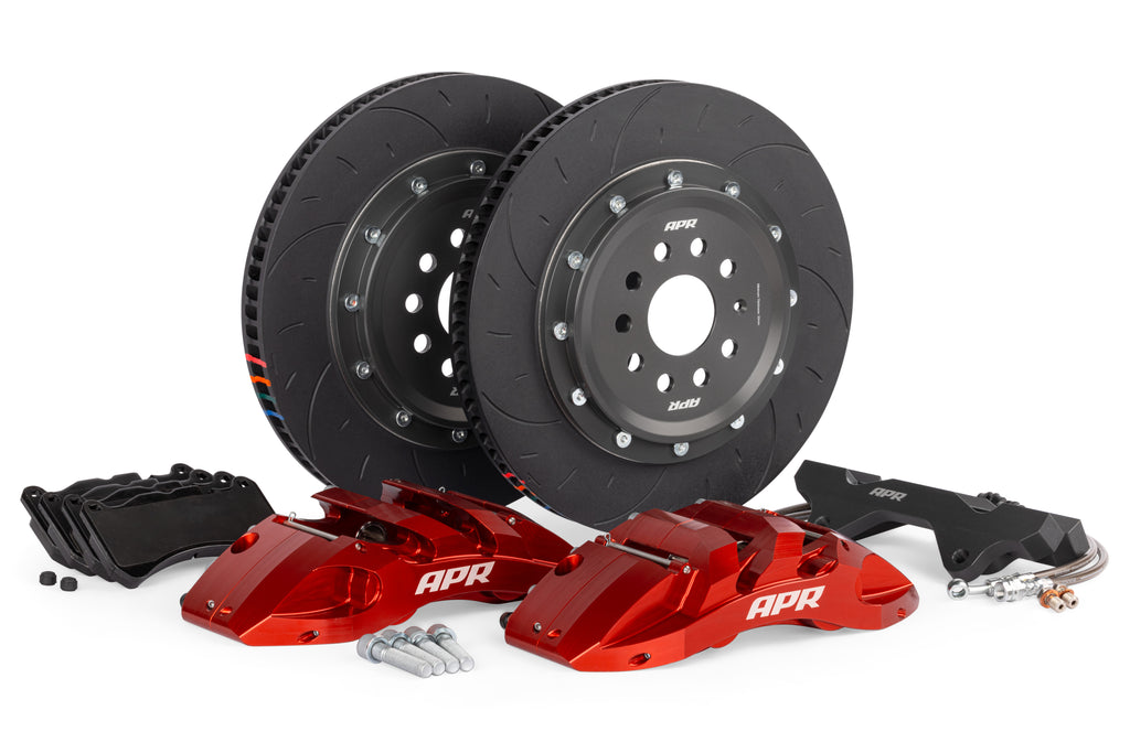 Kit de freins APR 370x34mm à 6 pistons - Avant - Rouge - (8V RS3)