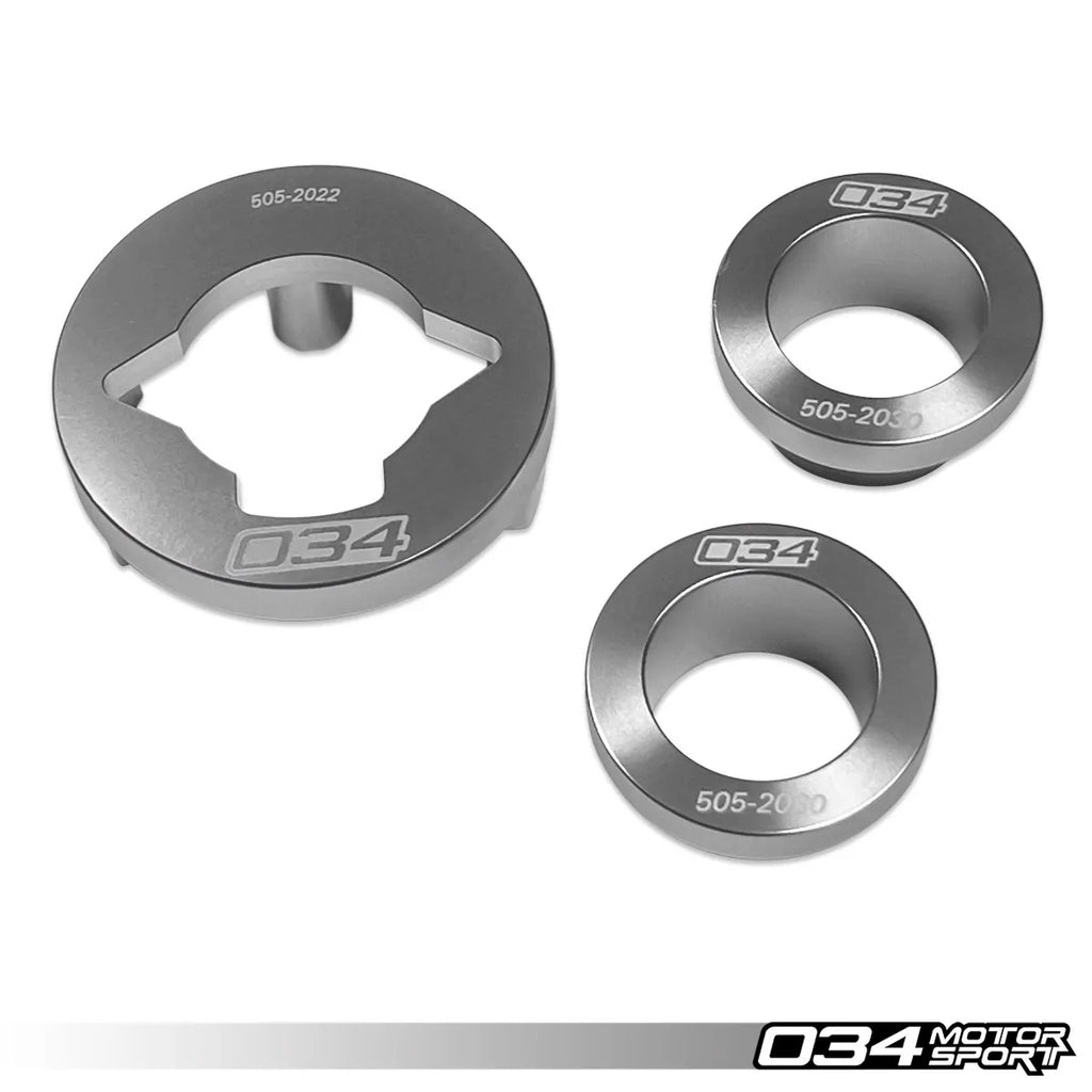 034Motorsport Billet Aluminum Rear Differential Mount Insert Kit - Audi B9/B9.5 Q5 & SQ5