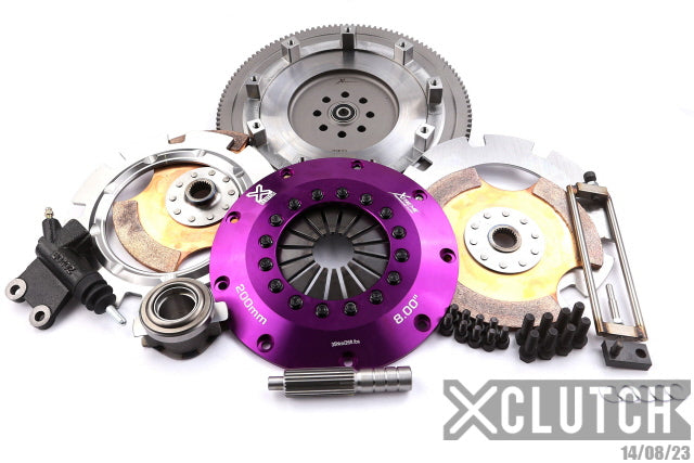 XClutch Stage 5 - 8.0" Twin Disc Rigid Ceramic Clutch Kit - Subaru WRX STI Limited (2015)