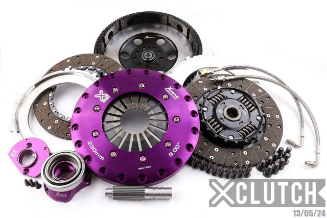 XClutch Stage 4 - Twin Disc Sprung Organic Clutch Kit - Porsche 911 Turbo (1991-92)