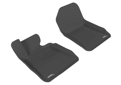 3D MAXpider 2007-2013 BMW 3 Series E93 Kagu 1st & 2nd Row Floormats - Black