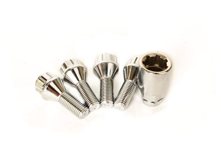 BFI Wheel Lock Kit 12mm - Cone Seat (Silver)