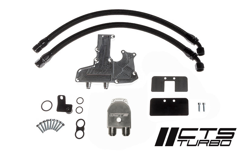 CTS Turbo Catch Can Kit (Flex-Fuel w/ Aluminum Manifold) - Audi B8.5 A4/A5 - Eurosport Performance