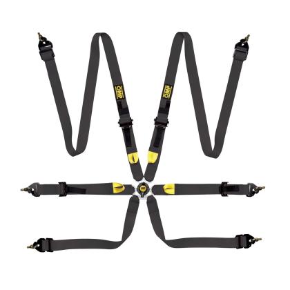 OMP Safety Harness First 2" FIA 8853-2016 Pull Up - Steel Adj.