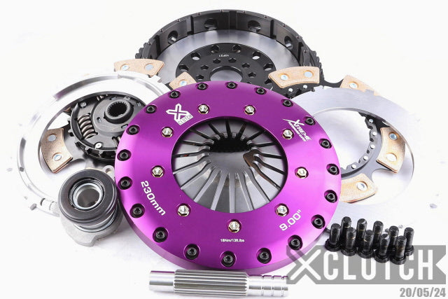 XClutch Stage 5 - 9.0" Twin Disc Sprung Ceramic Clutch Kit - Volvo S40 T5 (2005)