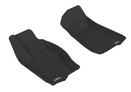 3D MAXpider 2005-2010 Jeep Grand Cherokee Kagu 1st & 2nd Row Floormats - Black