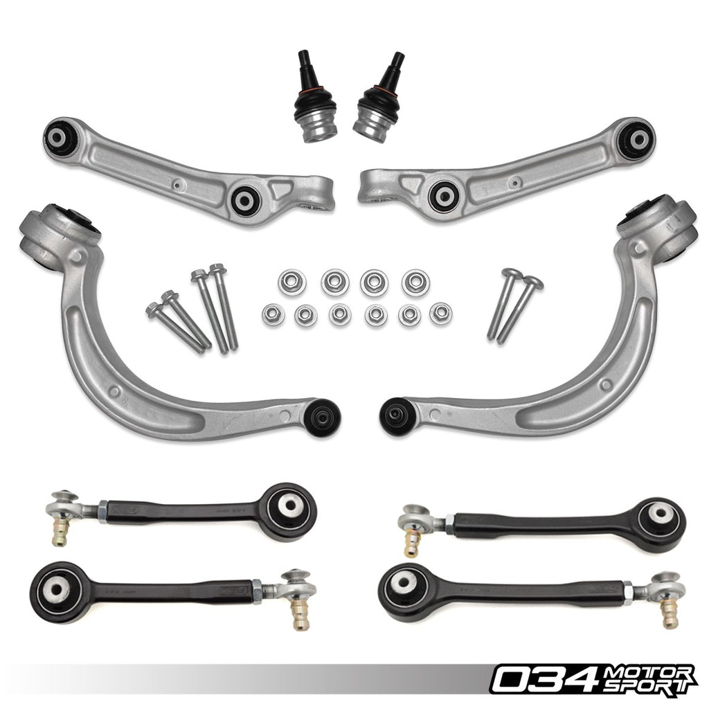 034Motorsport Density Line Control Arm Kits, B9/B9.5 Audi A4/S4/RS4, A5/S5/RS5