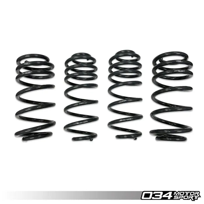 034Motorsport Dynamic+ Lowering Springs (2.5F/2.5R) - Audi Q5/SQ5 B8 & B8.5